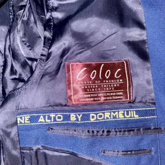Dormeuil "Super 100" Suit Jacket - House of Coloc Fashion -42"